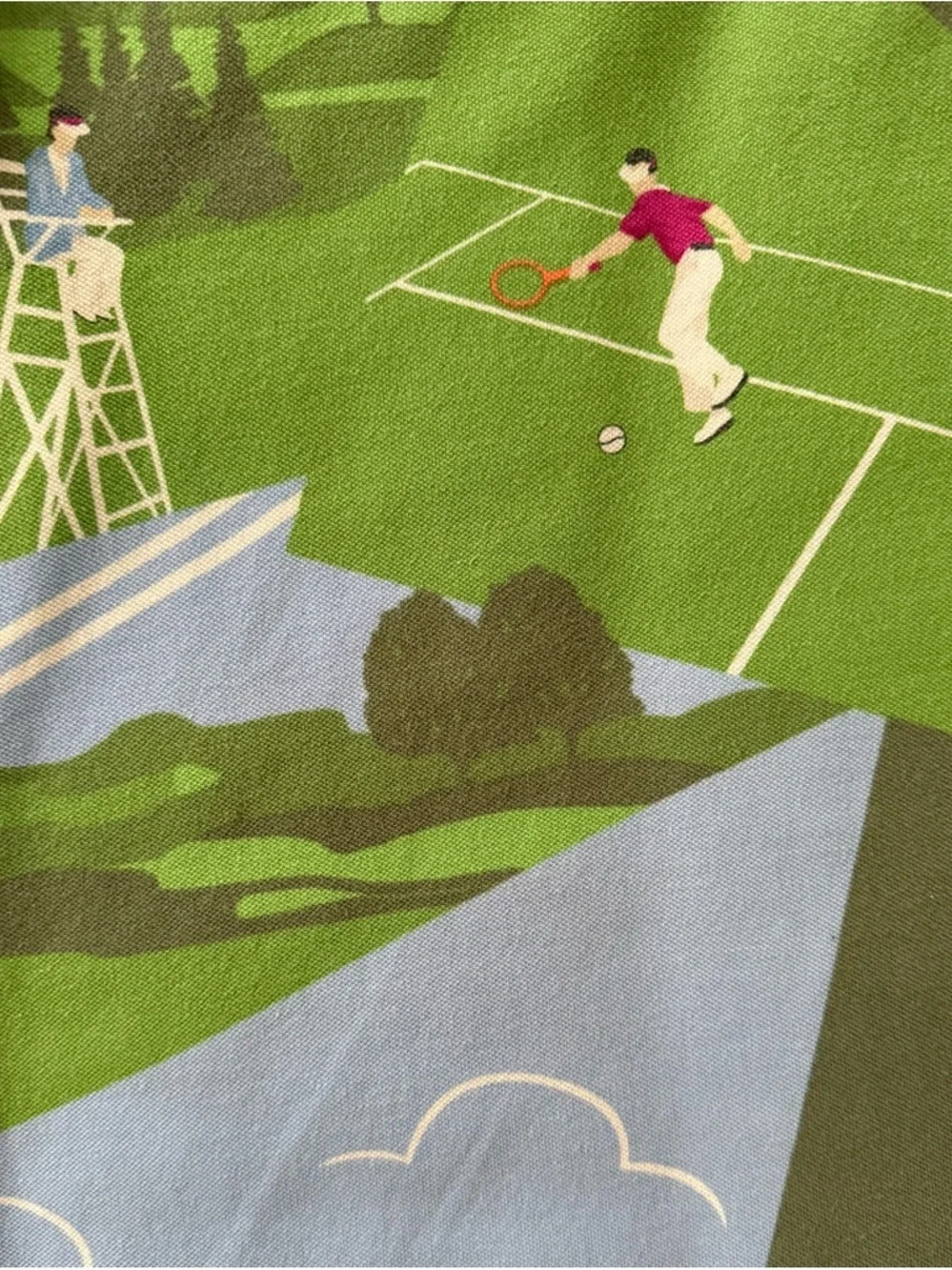 POLO Ralph Lauren 🎾 Tennis print Polo shirt circa 2014 - Picture 4 of 9